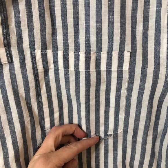 UpWest Blue Striped Men's Shirt - Picture 2 of 7